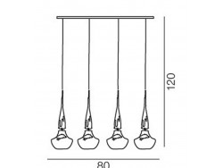 Lampa wisz?ca Tasos 4