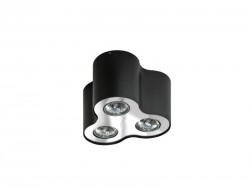 Lampa natynkowa Neos 3 Black/Chrome