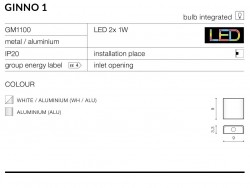 Lampa Ginno 1 azzardo