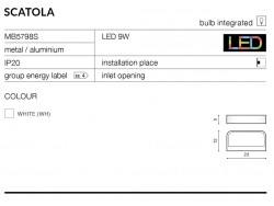 Lampa ?cienna Scatola 