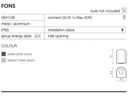 Lampa zewn?trzna FONS