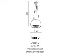 Lampa wisz?ca Burn 2 azzardo