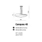 Lampa Campana 48 AZzardo